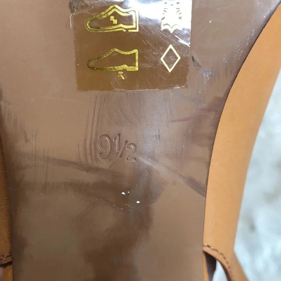 MADEWELL The Cary Peep Toe Leather Slingback Shoes - Picture 7 of 7